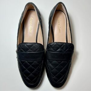 ESSEX LANE NWOT Women’s Quilted Leather Loafers Black Size 7.5